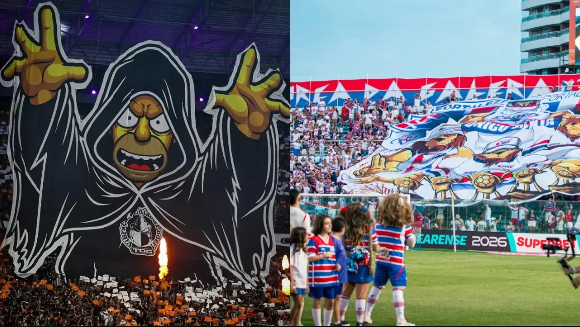 Organizadas de Ceará e Fortaleza são suspensas por cinco jogos, incluindo as finais do Cearense