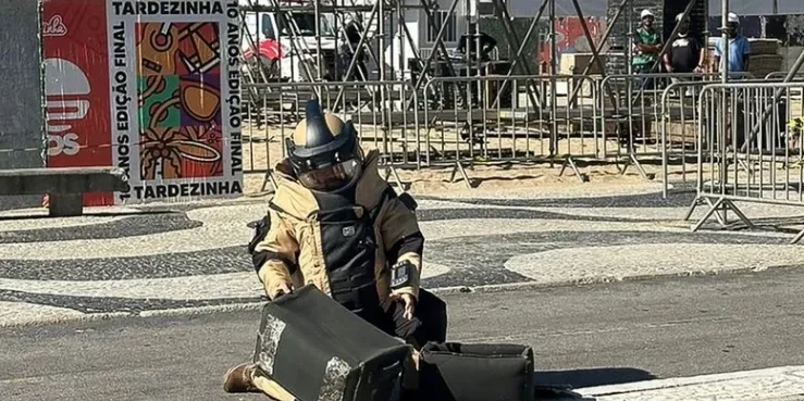 Artefato explosivo é encontrado próximo a área de show de Shakira no Rio