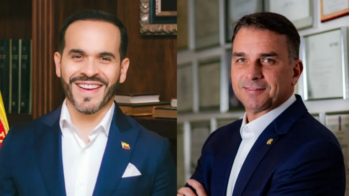 Espriella vence e recebe felicitações de Flávio Bolsonaro