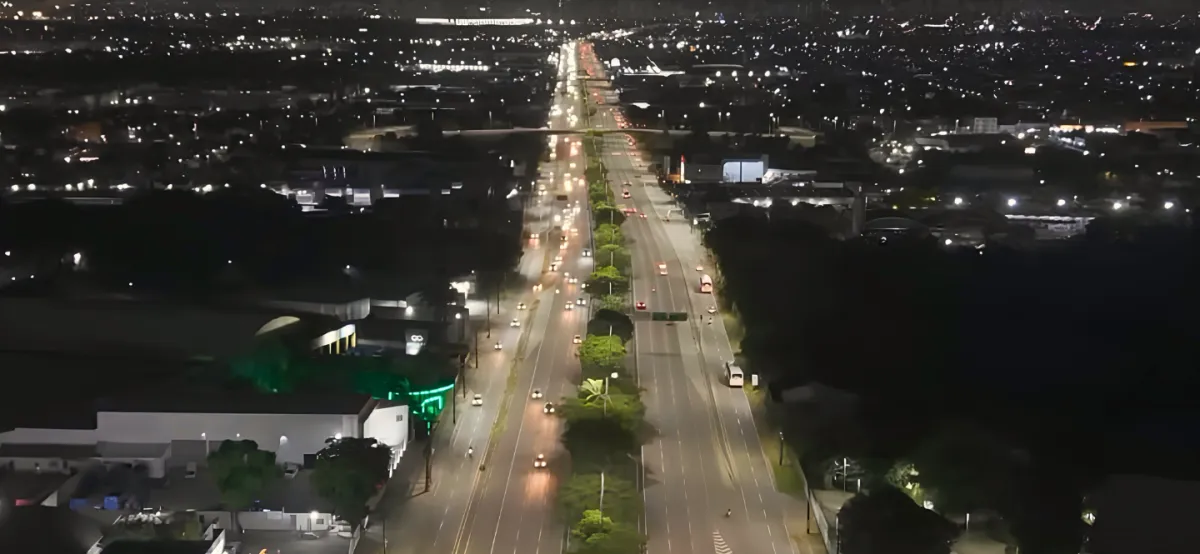 BR-116 ganha iluminação 100% em LED e promete mais segurança para motoristas